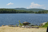 Antrim, NH - Gregg Lake, Beach, and Wind Turbines